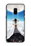 غطاء حماية لهاتف Samsung Galaxy A8 Plus (2018) بتصميم فن مدينة الغيوم القمرية
