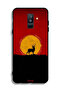 Samsung Galaxy A6 Plus (2018) Protective Case Cover Deer And Moon Artwork