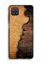 Samsung Galaxy A12 Protective Case Cover Vintage Wood Pattern