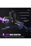 XLR/USB Dynamic Microphone for Podcast Recording, PC Computer Gaming Streaming Mic with RGB L - 8