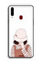Samsung Galaxy A20s Protective Case Cover Hide Face By Hat