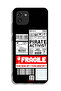 Samsung Galaxy A03 Protective Case Cover Private Activist Fragile Sticker