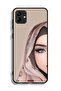 Samsung Galaxy A04 Protective Case Cover Half Face Girl Art