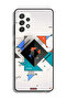 Samsung Galaxy M32 5G Protective Case Cover Square And Triangle Shapes Abstract Pattern