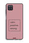 Samsung Galaxy M12 Protective Case Cover Calm Positive Strong