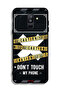 Samsung Galaxy A6 Plus (2018) Protective Case Cover Caution Never Touch My Phone