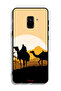 غطاء حماية لهاتف Samsung Galaxy A8 Plus (2018) بتصميم فن الجمال في الصحراء