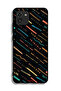 Samsung Galaxy A03 Protective Case Cover X Lines Abstract Pattern