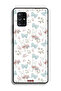 غطاء حماية لهاتف سامسونج جالاكسي A71 5G بطبعة أرنب وفراشات