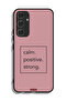 Samsung Galaxy A54 5G Protective Case Cover Calm Positive Strong