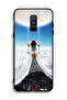 Samsung Galaxy A6 Plus (2018) Protective Case Cover Moon Clouds Town Art