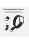 Mi Smart Watch Lite/Redmi Band | Metal Milanese Magnetic Stainless Steel WristBand Strap | Blue - 3