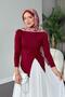 Jessica Blouse Burgundy