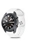 Silicone Bands for Samsung Galaxy Watch 3 45mm/Galaxy Watch 46mm/Gear S3 Frontier/Classic -White