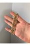 Gold Color Thin Chain ​​Rednose Row Cylinder Model Shiny Shiny Necklace (Yellow) - 8