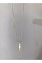 Fish Patterned Gold Chain ​​White Yellow Color Dorica Stone Necklace - 3