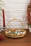 Top Handle Mirrored Sugar Bowl, Chocolate Bowl, Turkish Delight Bowl, Cookie Bowl, Fruit Bowl 20 cm - 3