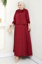 Faylin Jacket Dress Double Suit 1565 - Burgundy - 3