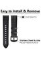 Samsung Galaxy Watch 3 45mm /46mm | 22mm Soft Leather Strap | White - 5