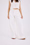 Women's High Waist Cotton Wide Leg Loose Fit Jean Pants - 4