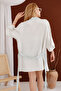 2 Layer Muslin Kimono |   Line Series - Blue - 7