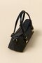 Mini Evening Dress Handbag Silvery Black - 4