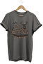 Camouflage Pattern Hunting Text and Deer Printed 100% Cotton Comfortable Fit Premium T-Shirt