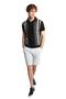 Men's Black Slim Fit Slim Fit Buttoned Polo Collar Patterned Short Sleeve Knitwear T-Shirt - 2