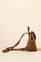 Metal Closure Backpack Brown - 2