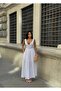 Women's Chiffon Premium Lace-Up Summer Dress - 2