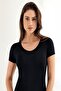 Women's Short Sleeve V Neck Cotton Tank Top