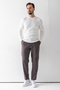Men's Adjustable Waist Pocket Jogger Pants Gray - 5060 - 4