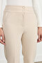 Carrot Poly. Viscose Trousers Stone - 3