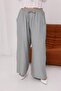 Large Size with Pockets and Elastic Waist Palazzo Pants - 4