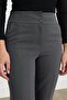 Carrot Poly. Viscose Trousers Gray - 3