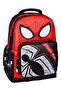 3-Piece Elementary School Spider-Man Printed School Bag with Lunch and Pen Holder for Boys - 3