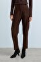 Buy Pensli Ironed Watched Carrot Trousers Light Brown