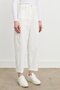 Carrot Canvas Denim Trousers Ecru - 2