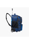 League Printed Trolley Backpack with Retractable Handle and Zip Closure - 35x23x51 cms - 4