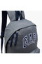 17-inch Logo Print Backpack with Adjustable Straps and Zip Closure - 43x29x11 cms - 5