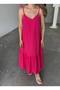Poplin Dress with Lacing Detail Strap - 2