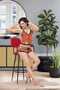 Floral Pattern Lace Shorts Set - 2