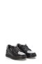 Tugerdi Black Zippered Lace-Up Genuine Leather Light Sole Casual Women's Shoes Tg091382611540