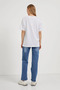 Teddy Bear Embroidered White T-Shirt - 7