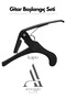 Guitar Starter Set |   Auger Converter, Kapo, 3 Pcs Picks, Carrying Case, Pick Charger - 3