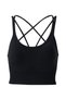 Women's Seamless Sports Tank, Strap Crop, Sports Bra with Breast Support, Rope Detail - 4