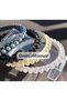 Luxury Satin Knitted Ribbon Fabric Large Pearl with Bead Row Crown Bright Cream Beige Color Princess Tiara - 5