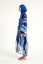 Silky Textured Kimono – Lightweight, Flowing and Full Length Hijab Beach Pareo P2503-2 - 6