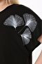 large size women's oversize T-shirt patterned model - 4