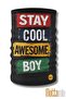 قناع Stay Cool Awesome Boy Buff، خوذة حرارية داخلية من Balaklava Baf